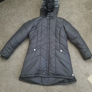 Ellen Tracy fur hood winter coat